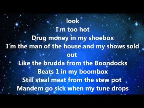 Lyrics for Big For Your Boots by Stormzy 